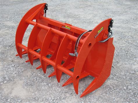 root rake for skid steer|60 inch root rake grapple.